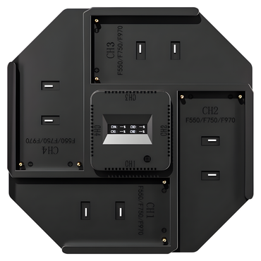 ZITAY High-Power NP-F Fast Quad Charger Kit