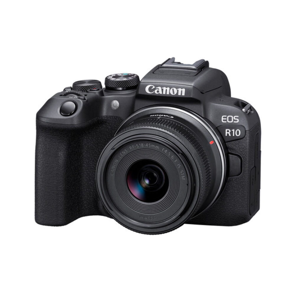 Canon EOS R10 Mirrorless Camera with RF-S 18-45mm f/4.5-6.3 IS STM, 18-150mm f/3.5-6.3 IS STM Lens Kit, 24.2MP APS-C CMOS Sensor DIGIC X Processor, 4K UHD Video, Touch Screen LCD Display, Optical & Movie Digital Image Stabilizer