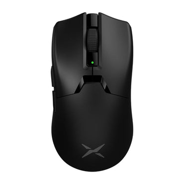 Delux M800 Ultra USB Wired / Bluetooth and 2.4GHz Wireless Optical Gaming Mouse with 26000 DPI Resolution PAW 3395 Sensor, Up to 7 Programmable Buttons, and 120 Hour Battery for PC and Laptop Computers - White
