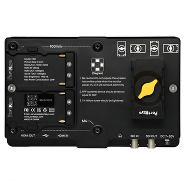 PORTKEYS HS8 8" High-Bright 3G-SDI HDMI Monitor