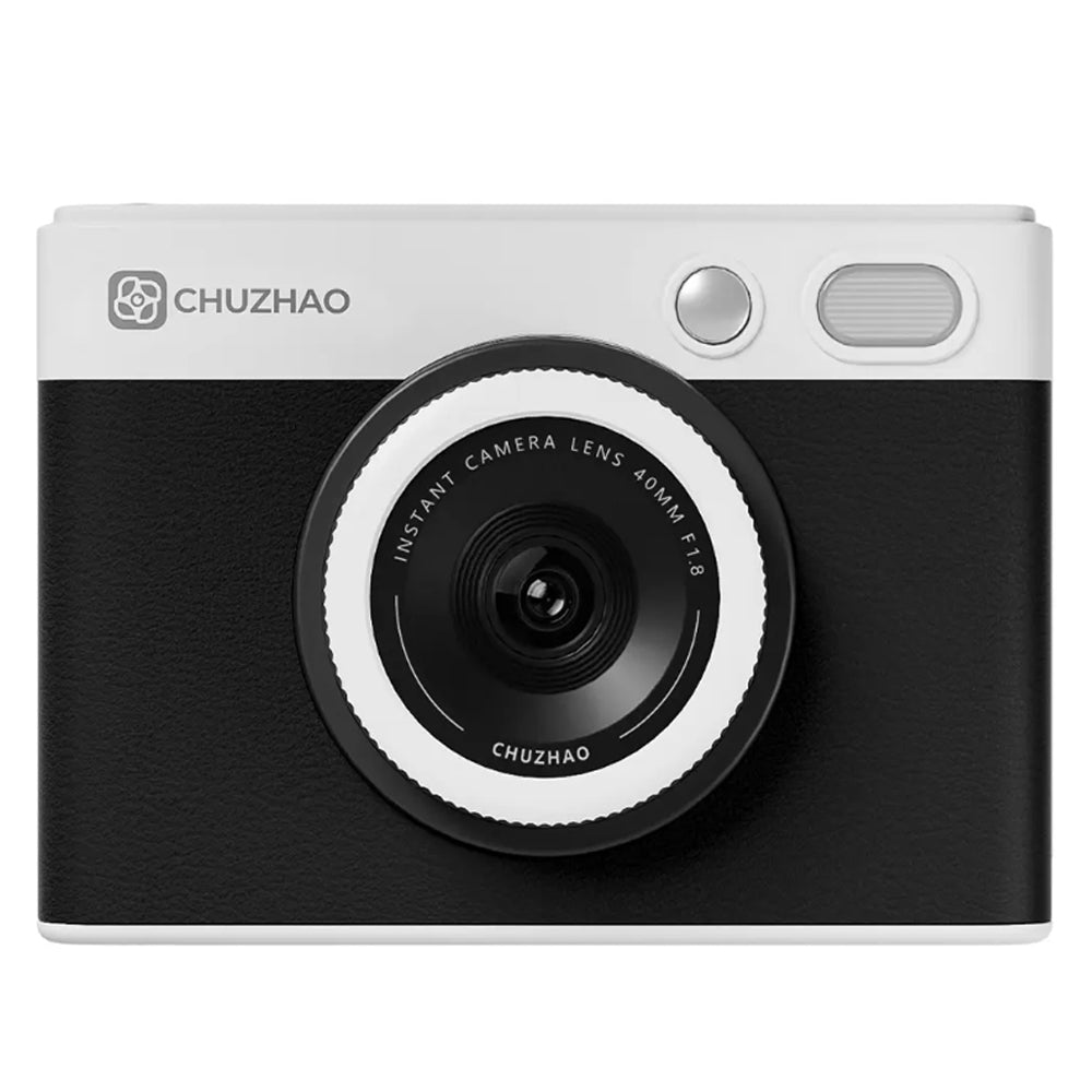 Chuzhao Instant Print Camera and Photo Printer (D1-P) with 10 Film Sheets, 2.1" x 3.2" Size, 1.54" IPS HD Screen, 4PASS Print Technology, Max 64GB MicroSD Card Slot, Mobile Smartphone Printing App Support | Black, Green