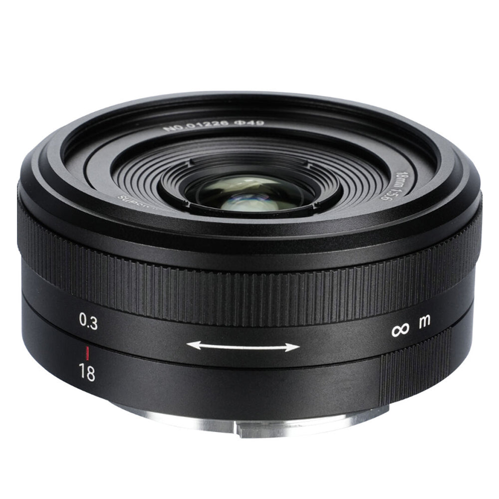 7Artisans 18mm F/5.6 Full Frame Format Nikon Z Mount Wide Angle Prime Pancake UFO Slim Lens MF Manual Focus for Mirrorless Cameras