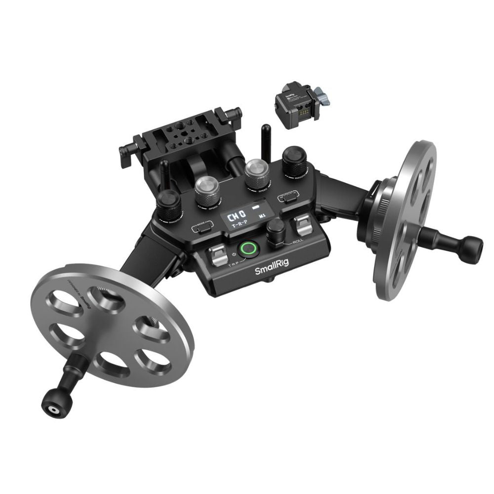 SmallRig Gimbal Control Wheels for DJI RS2 / RS3 Pro / RS4 / RS4 Pro Stabilizer with Triple-Axis Controls, Precise Damping Control, Up to 100m Stable Wireless Control Range for Professiol Filmmaking and Wedding Videography