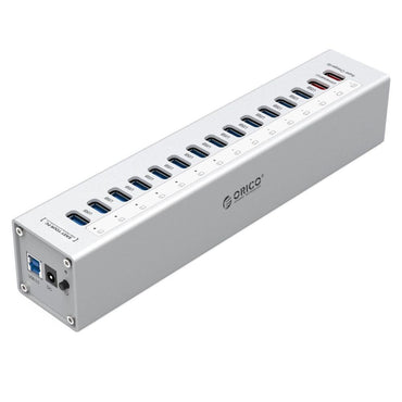 ORICO 13-Port USB 3.0 Hub with Dual Charging Ports - USB Docking Station for MacBook, iMac, PC, Desktop Computers & Laptops (Windows, macOS & Linux) | A3H13P2