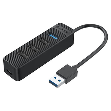 ORICO 4-Port USB 3.0 + 2.0 Type A Hybrid Hub with USB Type-A Interface and Intelligent Control Chip for Windows Mac OS and Linux