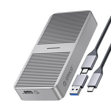 ORICO M.2 NVME SSD Solid State Drive Enclosure with USB4 Type-C Interface, 40Gbps Transfer Rate, 4TB Max Capacity with UASP TRIM Function for Smartphone PC Desktop Laptop | M224C3-U4 | Gray, Rose Gold, Silver