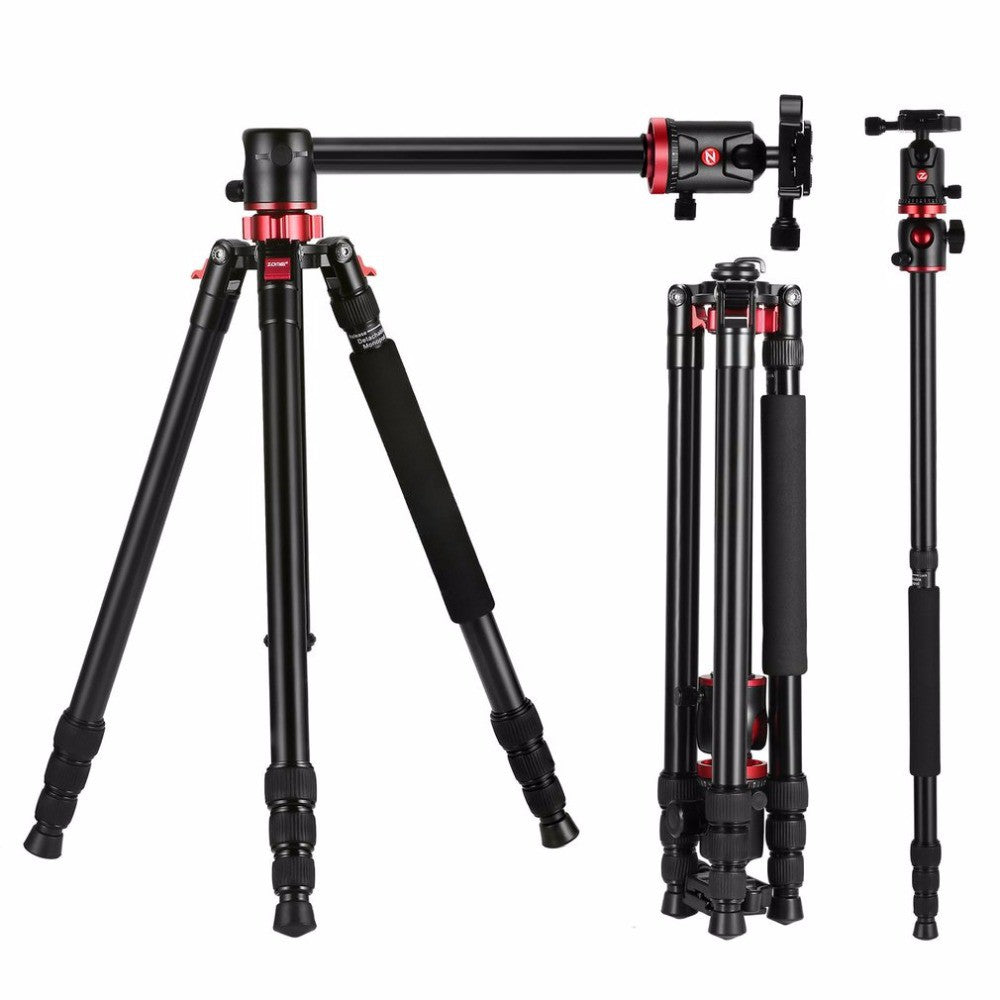 ZOMEI M8 GO Camera Tripod Travel Compact Aluminum Monopod with Ball Head for Flat-lay Photography Shoot