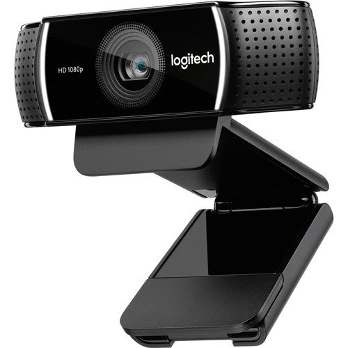 Logitech C922 Pro Stream Webcam 1080p 30fps Camera with Built-in Stereo Mic, 78 Degree Diagonal Field of View for HD Video Streaming and Recording for Office Work from Home Zoom Meetings