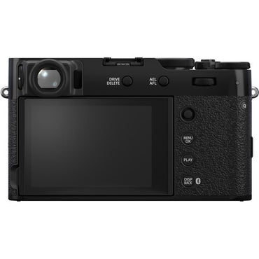 Fujifilm X100V / X100VI APS-C Mirrorless Digital Camera with Fujinon 23mm F/2 Wide-Angle Prime Lens, Touchscreen LCD, Wireless Connectivity and Film Simulation Modes (Black, Silver)