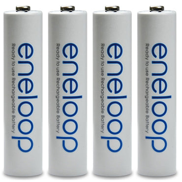 Panasonic Eneloop BK 4MCCE 4BT AAA Rechargeable Battery Pack of 4 (White) x4