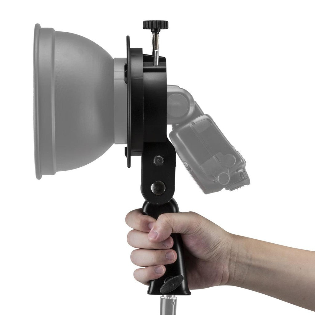 Pxel AA-SB S Bracket Flash Mount with Adjustable Cold Shoe for Bowen Style Softbox