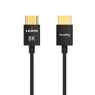 SmallRig 8K HDMI Data Cable 1 Meter Ultra-Flexible Slim Cord, HDMI 2.1, Supports 8K@60Hz / 4K@120Hz / HDR for Cameras, Monitors, Consoles & HDTV | 5086