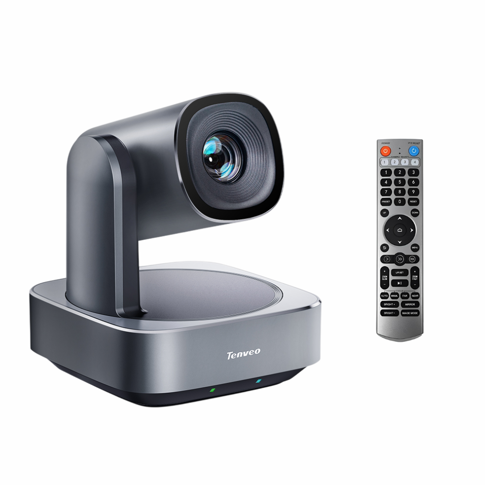 Tenveo VL 11x / 20x Optical Zoom PTZ Conference Camera 1080p 60FPS FHD with Quick Auto Focus, 1/2.8'' SONY CMOS Sensor, IR Remote Control and Multiple Interfaces (USB3.0, HDMI, RS485 & RS232) for Video Meetings & Conferencing