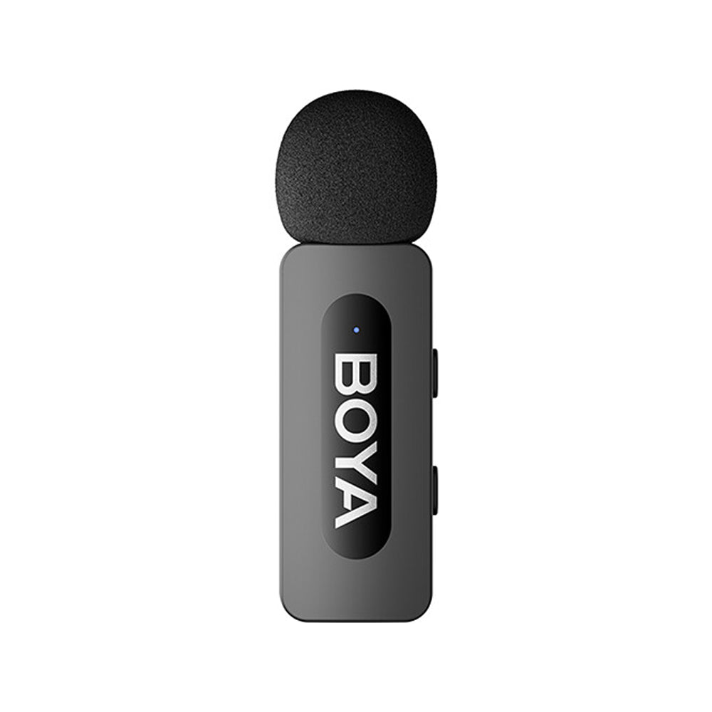 BOYA BY-V3 Series 2.4 GHz Dual-Channel Wireless Lavalier Microphone with Noise Cancellation, 36-Hours Battery Life for Smartphone, iPhone, Android, DSLR Mirrorless Camera, Vlogging for Live Streaming & Video Content Creation