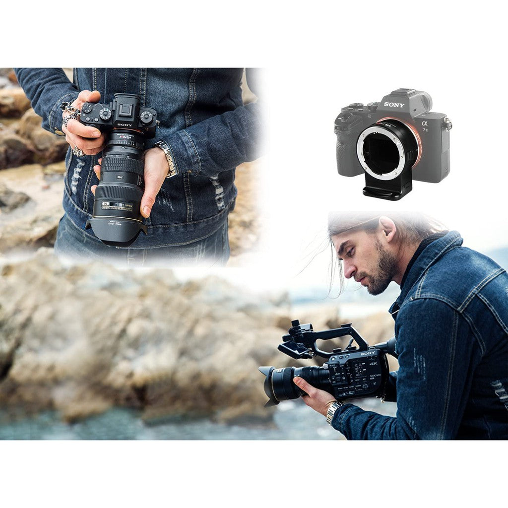 VILTROX NF-E1 Pro Electronic Autofocus Lens Mount Adapter for Nikon F-mount Lens to Sony E-Mount Camera