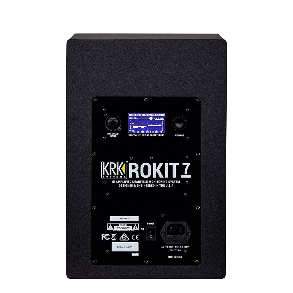 KRK ROKIT 7 G4 7" Bi-Amped Active Powered Studio Monitor Speaker