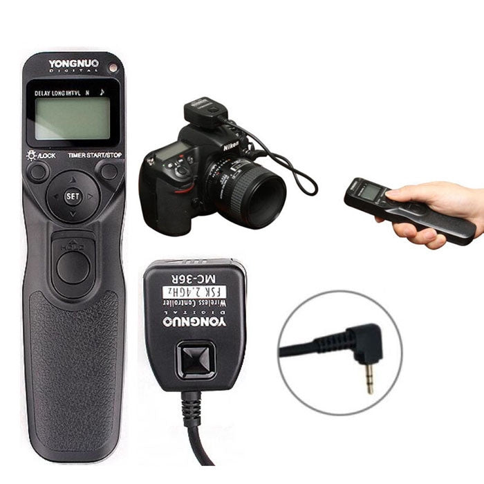 Yongnuo MC-36R N1 Wireless Timer Remote Control Shutter Release for Nikon