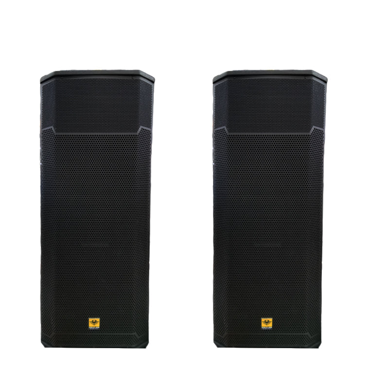 KEVLER PRX-825 15" 1400W 2-Way Full Range Passive Loudspeaker (PAIR) with 2 SpeakOn Termils and Multiple Handles for Events and Gatherings