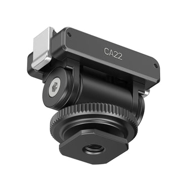 Ulanzi CA22 DJI Osmo Action 4 / 3 & Pocket 3 Cold Shoe Mount Adapter with Magnetic Mounting, 160° Tilt and 700g Load Capacity for Action Camera - C071GBB1