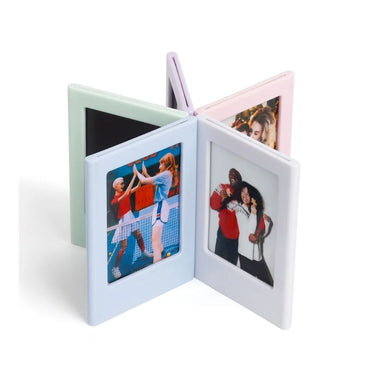 Pikxi Pastel Color Instant Mini Film Magnetic Photo Frame for FUJIFILM Instax Mini Cameras with Solid Colors & Wheat Straw Hollow Border Pattern Design – Available in Single or Multi-Pack Options