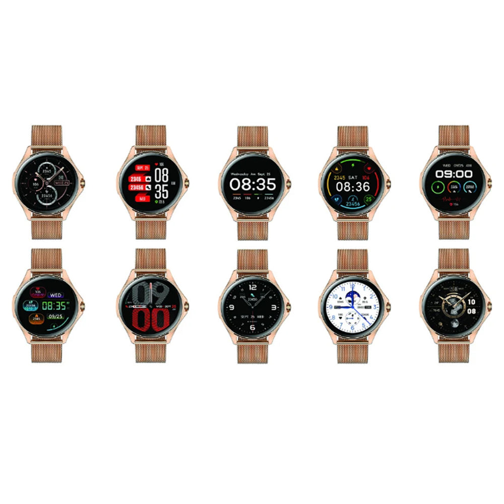 KODAK SW-7211 / SW-7212 Smart Watch IP67, Bluetooth 5.3, 1.32" HD Full Touch Display, 260mAh Max 5 Days Battery Life, Mobile GPS, Health Monitoring, Multiple Watch Faces | Rose Gold, Silver