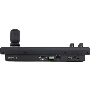 TENVEO TEVO-KB200MAX IP Camera Joystick Controller with 5" LCD Screen, 255 Pan, Tilt & Zoom (PTZ) Function, PoE Powered, 4D Joystick, Multi-Cameras Control Protocols Support