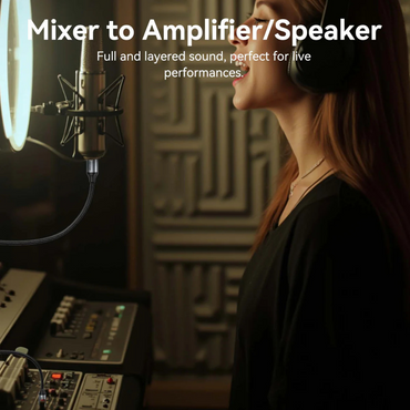 Vention XLR Male to Female Microphone Audio Cable with Nickel-Plated Connectors, Multi-Layer Shielding, Aluminum Alloy Shell and Cotton Braided Jacket for Speaker, Mixers, Amplifiers, Sound Card, and More