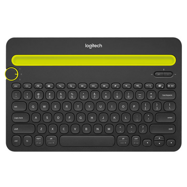 Logitech K480  Multi-Device Bluetooth Keyboard with 5M Keystrokes, Hotkeys, and Up to 10m Wireless Range for Windows, Mac, Android, IOS, Tablets and Smartphones (Black, White)