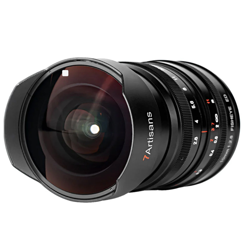 7Artisans 10mm F/2.8 Full Frame Format Canon RF Mount Ultra Wide Angle Fisheye Prime Lens MF Manual Focus Large Aperture for EOS R EOS R3 EOS RP EOS R5 EOS R6 Mirrorless Cameras