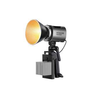 Neewer MS150 Bi-Color 130W / MS60 65W 2700K-6500K / RGBWW 3200K-5600K COB Portable Mini Compact LED Video Light with Color Temperature, Continuous Light Spotlight, 2.4G Apps Control, 12 Scene Effects