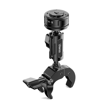 Ulanzi O-Lock II Motorcycle Handlebar Smartphone Clamp Mount with 360 Degree Pan / 90 Degree Tilt Ball Head and 3kg Max Load Capacity