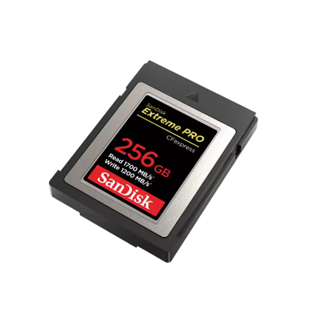 SanDisk Extreme PRO 512GB 256GB 128GB 64GB CFExpress Type B XQD Memory Card with Max 1700MB/s Read / 1400MB/s Write Speeds, RAW 4K Video Capture and RescuePRO Deluxe Support