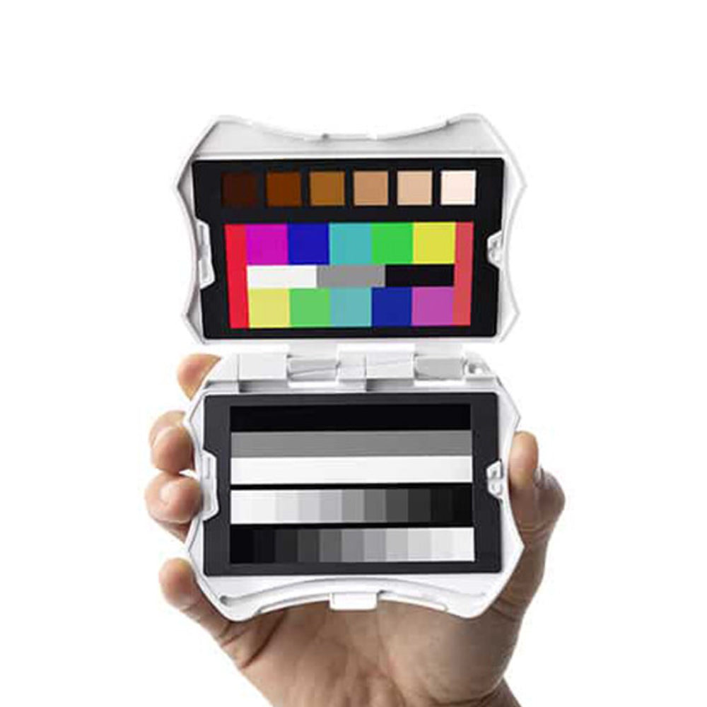 Datacolor Spyder Checkr Video All-In-One Portable Color Chart and Calibration Tool with 5 High-Gloss Interchangeable Target Cards and Ergonomic Case for Digital Camera Photography, Videography, Film Making, and Studio Equipment | SCV310