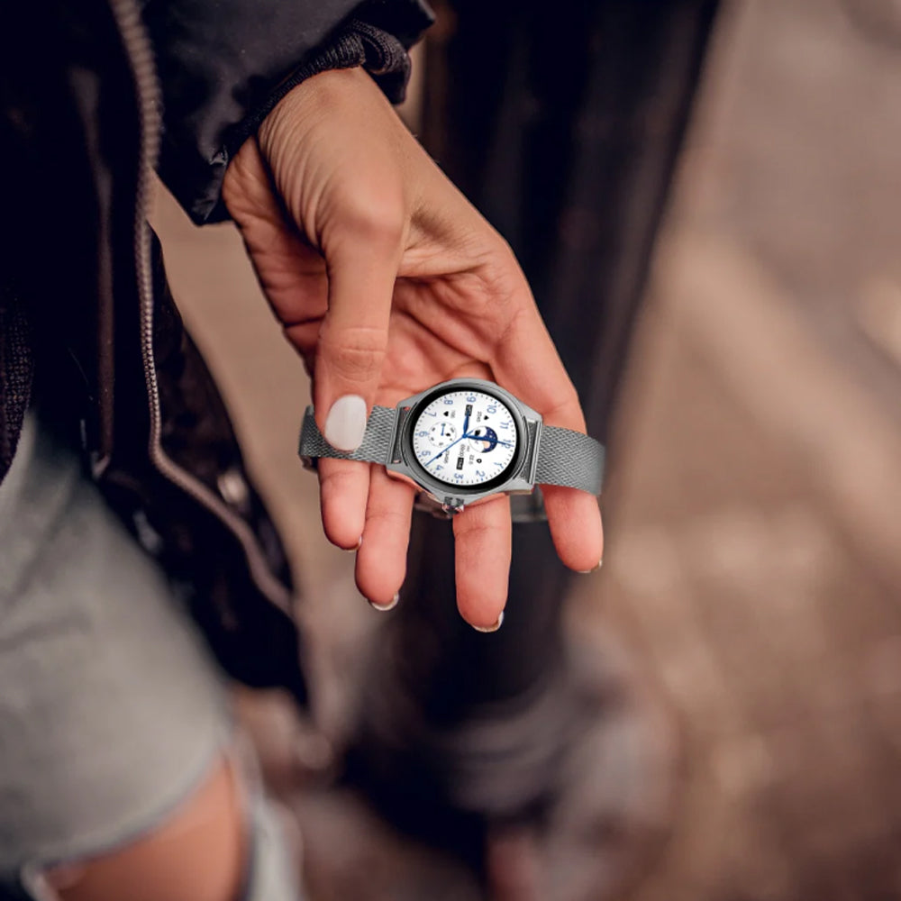 KODAK SW-7211 / SW-7212 Smart Watch IP67, Bluetooth 5.3, 1.32" HD Full Touch Display, 260mAh Max 5 Days Battery Life, Mobile GPS, Health Monitoring, Multiple Watch Faces | Rose Gold, Silver