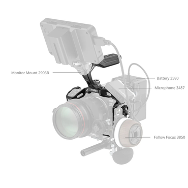 SmallRig Black Mamba Camera Cage Kit for Canon EOS R6 Mark III / Mark II