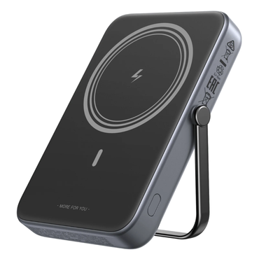 UGREEN Uno 5000mAh Magnetic Wireless Power Bank, 7.5W Wireless, 20W USB-C PD, TFT Display | PB571
