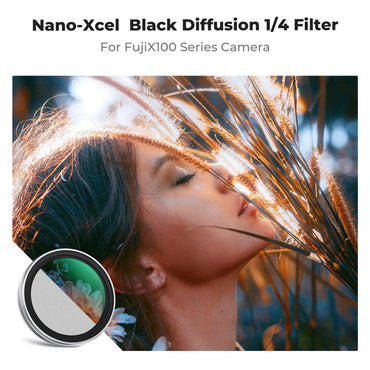 K&F Concept FUJIFILM X100 Series NO-X Black Mist 1/4 Diffusion Lens Filter for FUJI X100, X100F, X100S, X100T, X100V, X100VI Cameras - Multi-Coated Optical Glass, Magnetic Frame, High-Definition, Waterproof & Scratch-Resistant