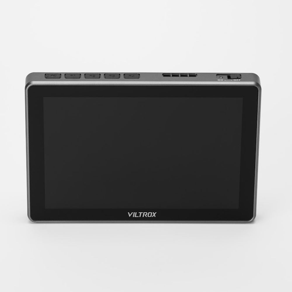 Viltrox DC-L1 / DC-L2 7" On-Camera IPS Touchscreen Camera Monitor with DCI / UHD 4K HDMI / SDI Input and Output, 3D LUTs, USB Type-C Interface, Gyroscope Auto Flip Function, Built-In Mage Tools and L-Series Battery Plate for Photo Video Content Creation