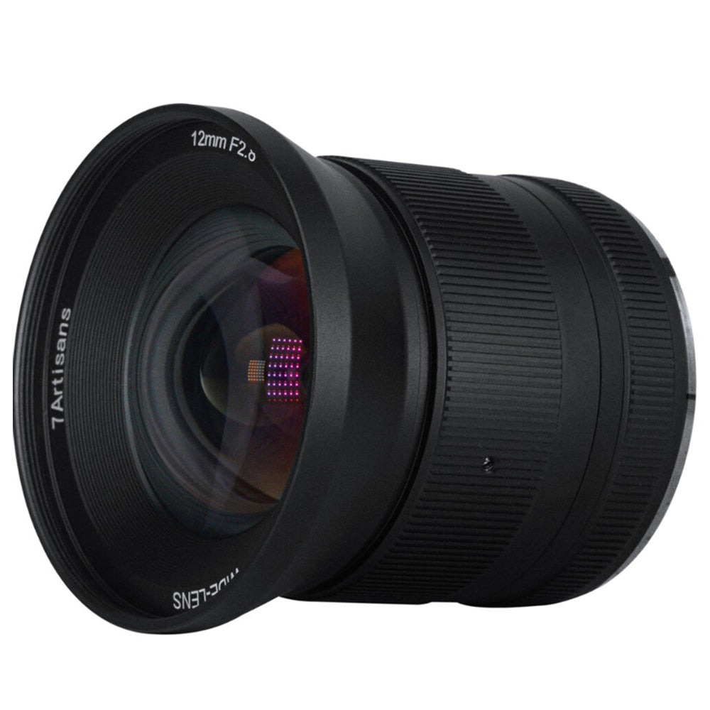 7Artisans 12mm F/2.8 Mark II APS-C Format Fujifilm X Mount Wide Angle Prime Lens MF Manual Focus Large Aperture for Mirrorless Cameras