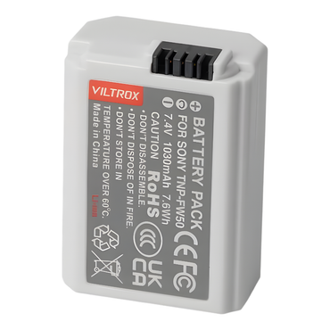 Viltrox TNP-FW50 Camera Rechargeable Battery Replacement