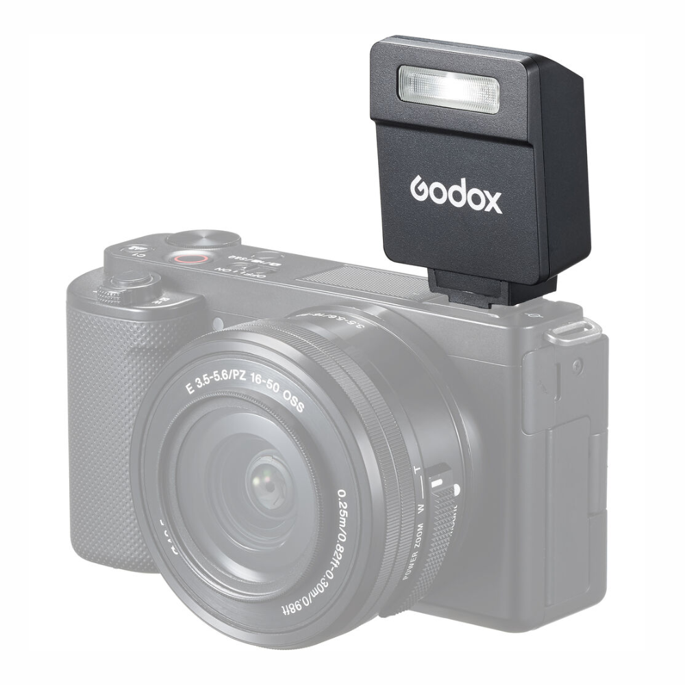 Godox iM22 / iM20 Portable Manual Mini Camera Flash with Hot Shoe Mount, 440 Full Power Flashes, 5 Level Output Power, 3 Seconds Recycling Time and Built-In 470mAh Lithium-ion Battery for Studio Lighting and Equipment