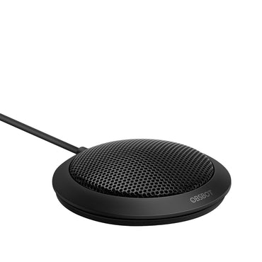OBSBOT Wired Omnidirectiol Conference Microphone 360° Audio Pickup Pattern Connectivity with 3.5mm TRRS Jack Plug & Play for Online Meetings and Educatiol Remote Learnings