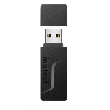 Inateck BCST-73 1D 2D Wireless Barcode Scanner with Bluetooth 5.0 & 2.4GHz USB Adapter, GS1 & 1D 2D Barcode Support, 2600mAh Battery, 40m Transmission Range