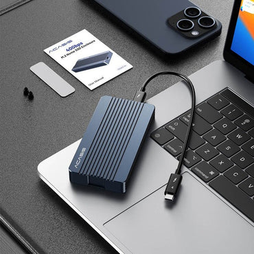 ACASIS TBU405Air Thunderbolt 3 USB Type-C NVMe M.2 SSD Enclosure with High-Speed 40Gbps Data Transmission and Supports Up to 8TB Storage Capacity for Windows, macOS, and Linux, PC, Laptop, Desktop Computer