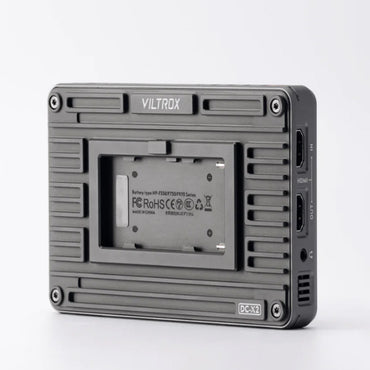 Viltrox DC-X3 / X2 KIT 6" On-Camera IPS Touchscreen Video Camera Monitor with Rig Cage, 4K 60Hz, 1920 x 1080p, HDMI / 3G-SDI Input and Output, 3D LUTs, USB Type-C Power, Built-in Mage Tools and L-Series Battery for Content Creation