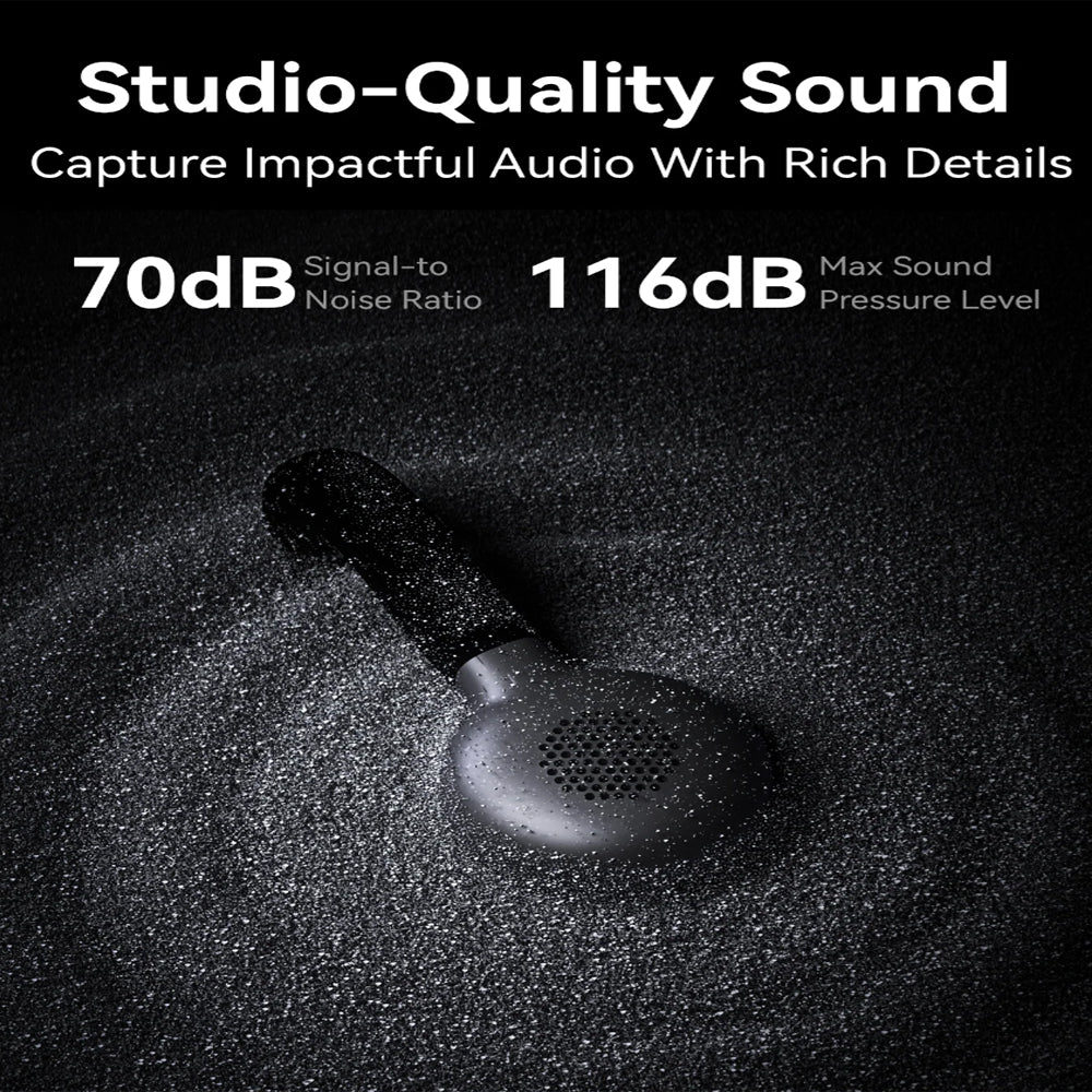 HOLLYLAND LARK M2S Concealed Wireless Microphone with Noise Cancellation, 24-bit High Fidelity Audio & 30 Hours Battery Life for Cameras, Smartphones, Laptops & Computers