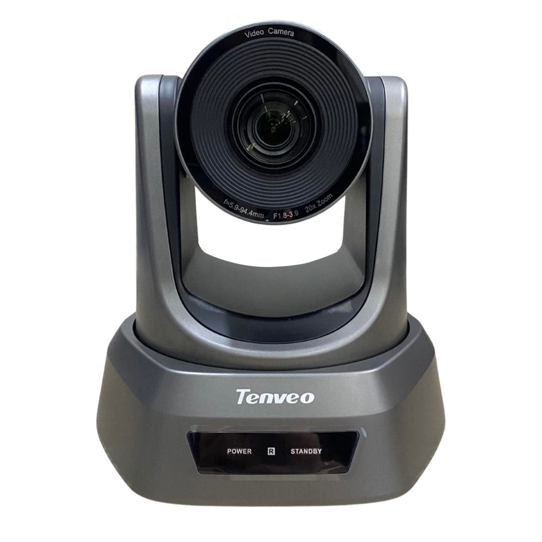 Tenveo TEVO-NV20 Series HD 1080P USB Video Conference PTZ Camera Plug and Play with 350 / 90 Degree Pan and Tilt, 20x Optical Zoom and IR Remote Control for Meetings and Livestreaming