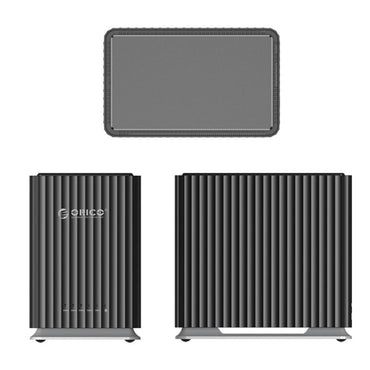 ORICO 5-Bay DAS Solution USB 3.1 Type-C 5GBPS Hard Drive Enclosure for 2.5-3.5" SATA SSD/HDD with 110TB Max Storage (22TB Per Bay) & Built-In 120W Power Supply for Computer Desktops & Laptops (Windows & MacOS)