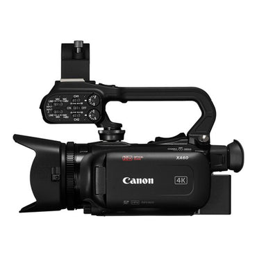 Canon XA60 Professiol Compact 4K UHD Camcorder with 20x Optical Zoom Lens Video Camera - 1/2.3" CMOS Sensor, DIGIC DV6, XLR Audio Termils, 5-Axis Stabilization, Hybrid Auto Focus, and UVC for Live Streaming, Recording, Broadcast