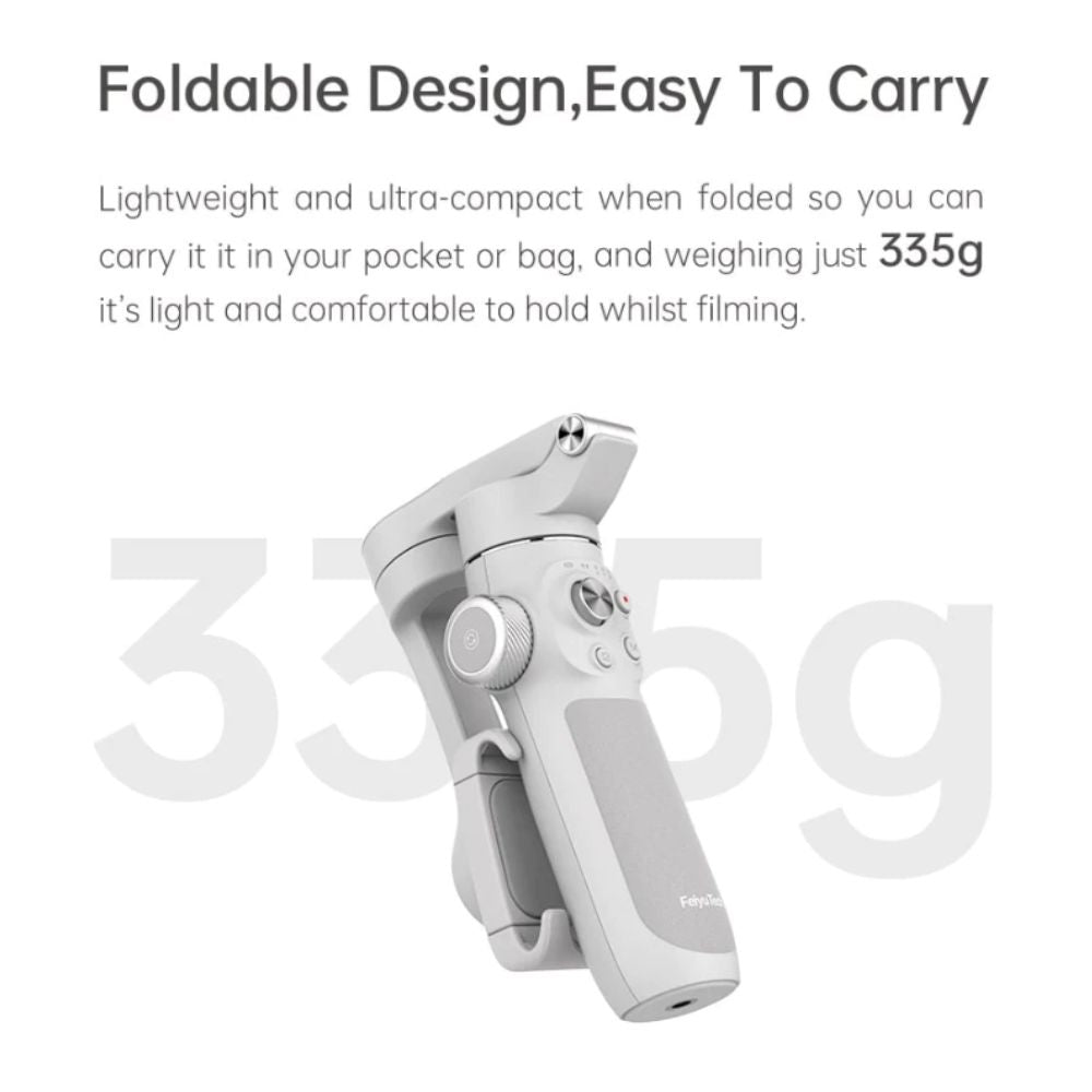 FeiyuTech Vimble 4 Kit 3-Axis Smartphone Gimbal Stabilizer with Built-In Battery, Magnetic Accessory Mount for iPhone and Android Phone, Huawei, Samsung Galaxy, Google Pixel, OnePlus, Xiaomi, Oppo, Vivo, etc. | FEIYU VIMBLE 4 KIT